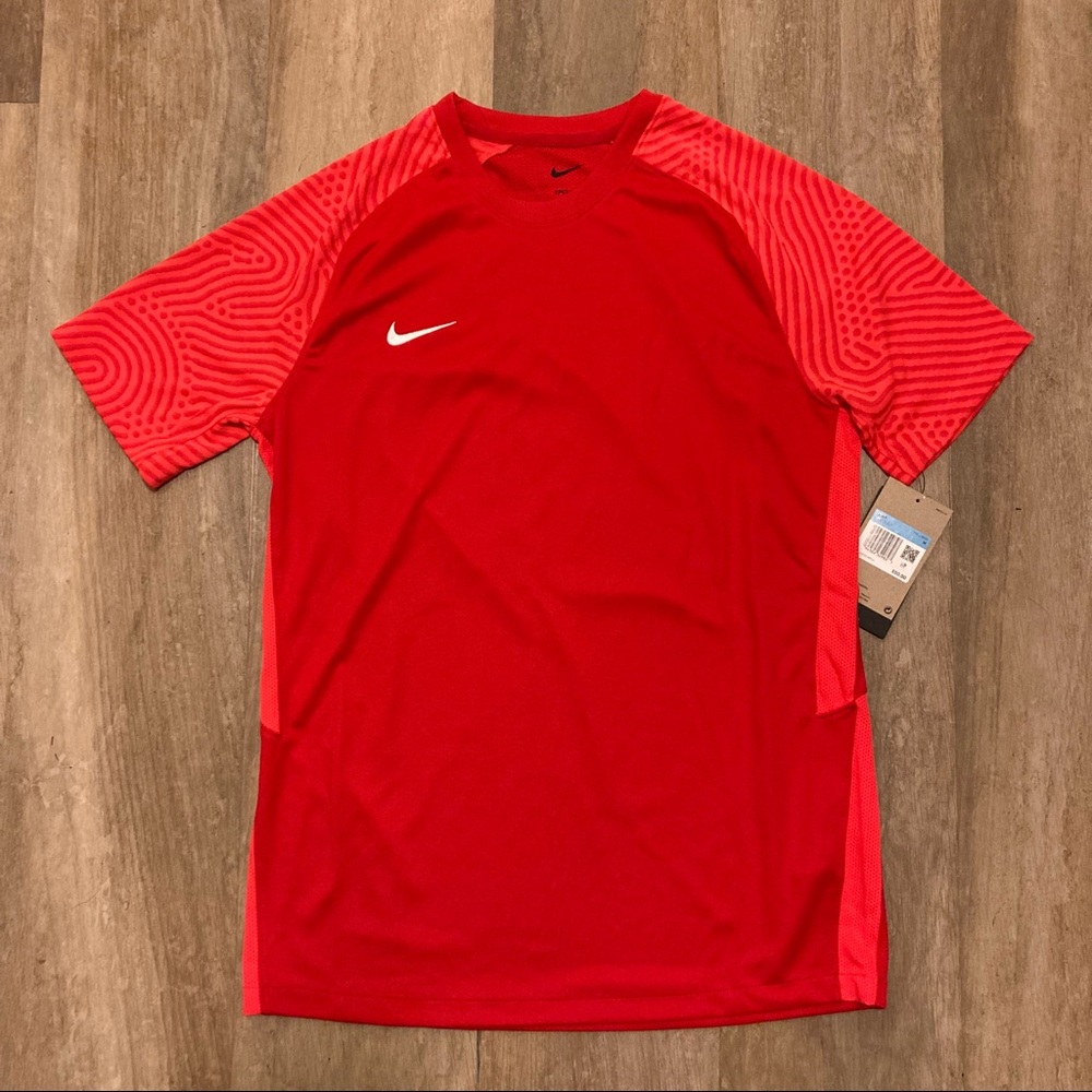 Nike US SS Dry Strike II Soccer Dri-Fit  Jersey - Size M - Red - CW3551-657